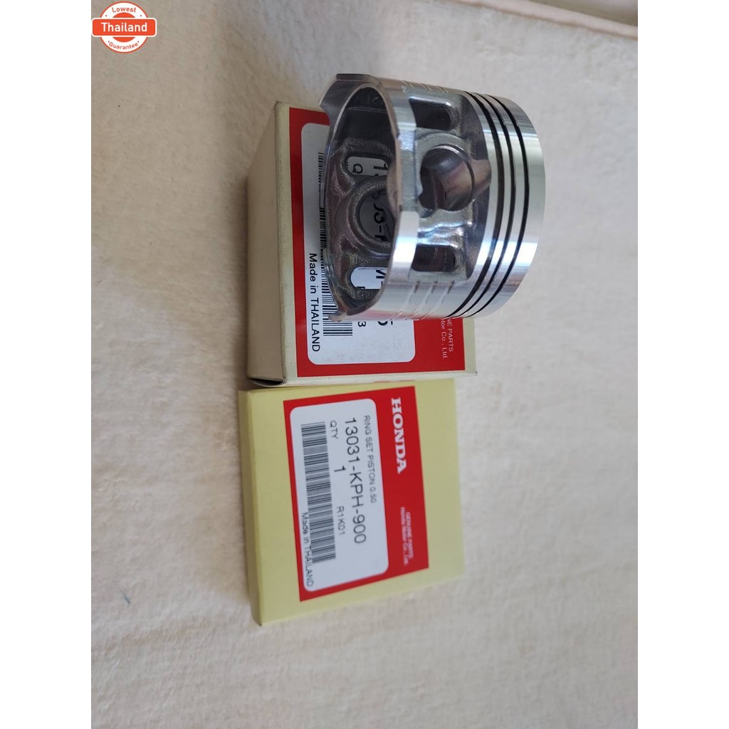 HONDA ลูกสู เอร์ STD/0.25/0.5/0.75/1.00 Wave 125 เวฟ125 เก่า 13101-KTM-D20/305 PISTON พร้อมแหวน 1301