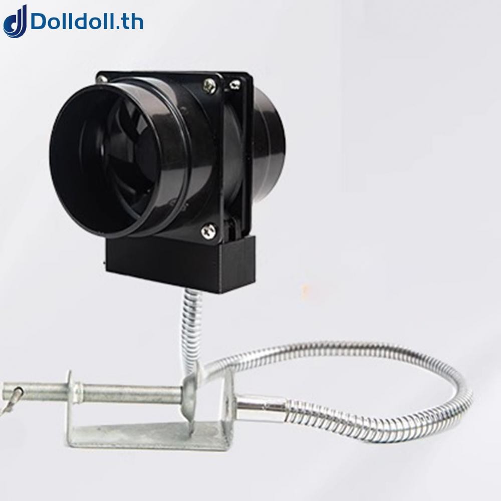 [Dolldoll]Industrial Fume Extractor 3 Meters Smoke Pipe 8CM Exhaust Pipe Light Indicators