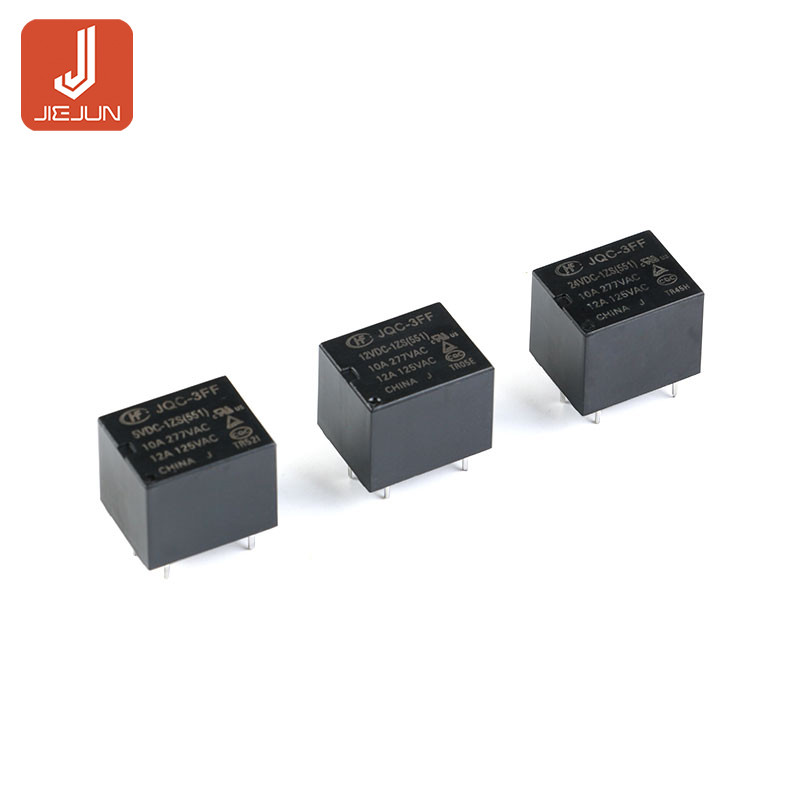 Hongfa รีเลย์ HF3FF-JQC-3FF-005 012 024-1ZS 1 กลุ่มการแปลง 10A 5 พิน