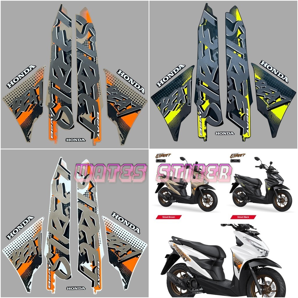 Honda Beat Street 2025 2026 Fullset Quality Striping Sticker