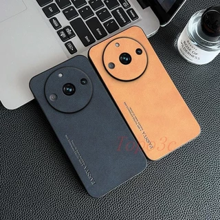 เคส Realme 11 Pro Plus 5G เคสโทรศัพท์หนังธุรกิจสีทึบ YBP