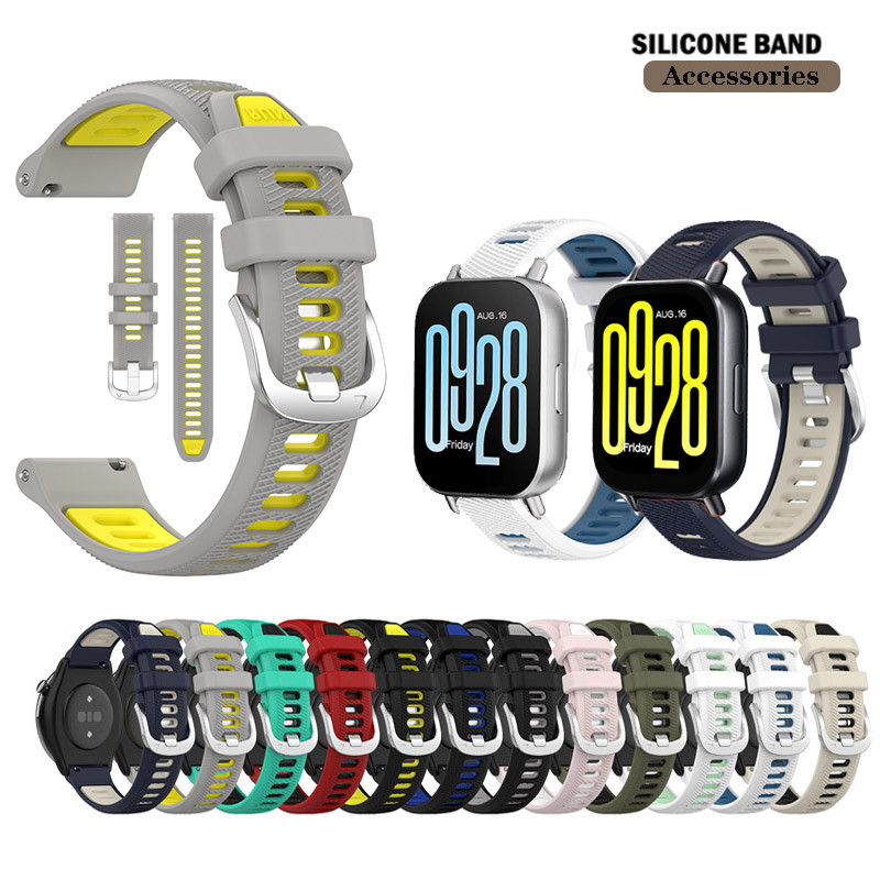 สําหรับ Redmi Watch 5 Active Strap สายซิลิโคนใหม่สําหรับ Xiaomi Redmi Watch 5 Lite สร้อยข้อมือ