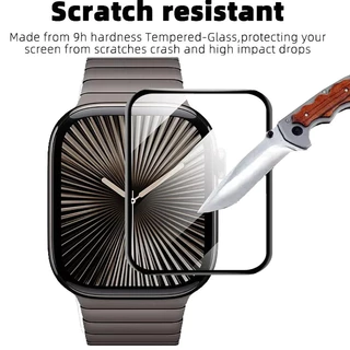 HD ฟิล์มกระจกนิรภัยสำหรับ Apple Watch Series 11 10 9 8 7 6 5 4 3 2 1 Ultra/SE 3 2 Iwatch 49mm 46mm 40 42mm 44mm 41 45mm