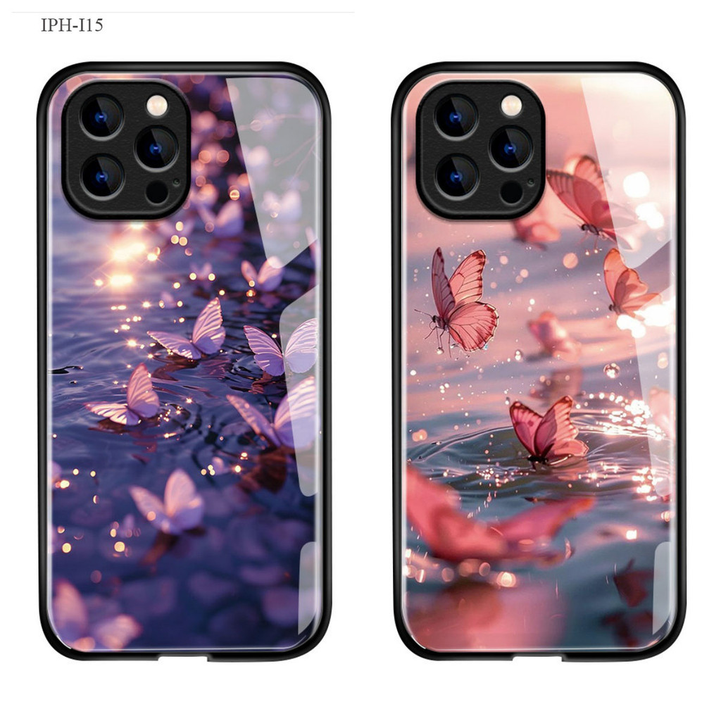 iPhone 16 15 14 13 12 11 X XS XR 7 8 6 SE Mini Plus Pro Max 2020 2022 เคสไอโฟน เคส Glass Case