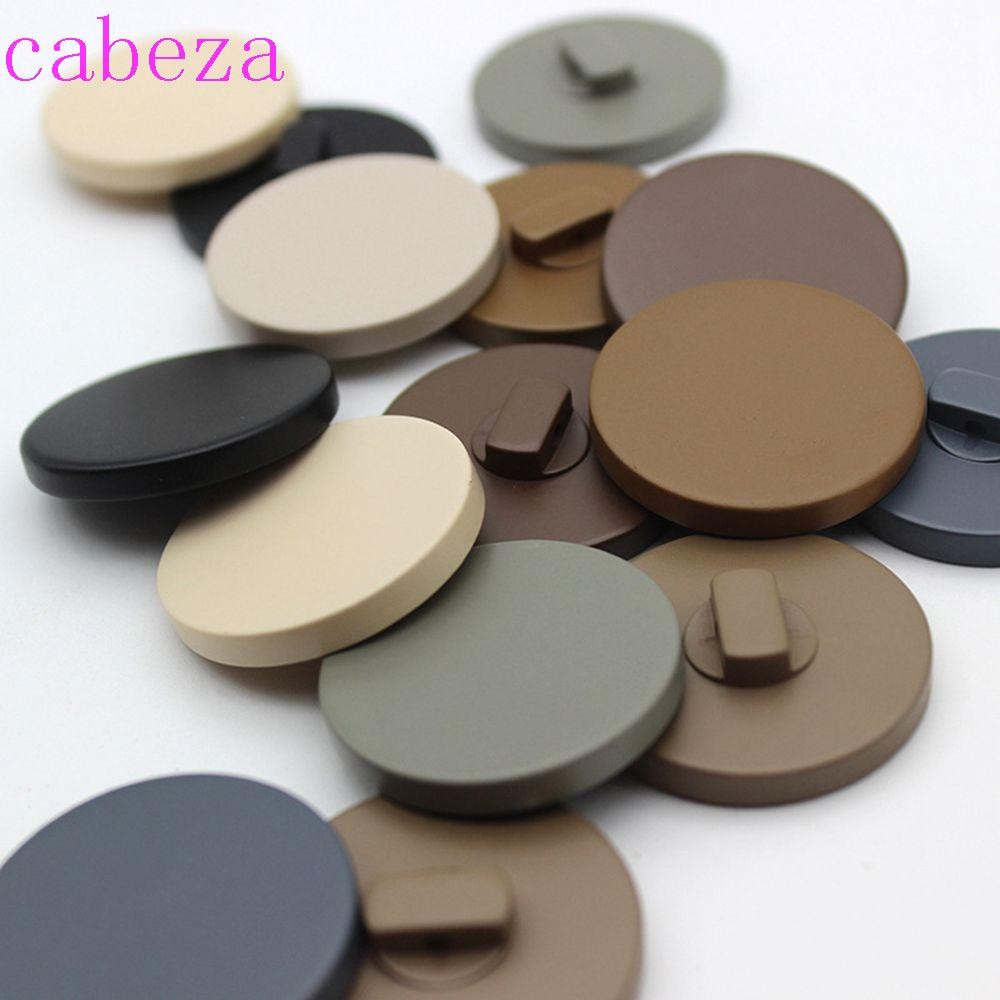 Cabeza เรซิ่น Shank ปุ่มการออกแบบแฟชั่นแบนสีขาว DIY Handmake เสื้อทําด้วยผ้าขนสัตว์เสื้อผ้าสีสเปรย์ปุ่ม