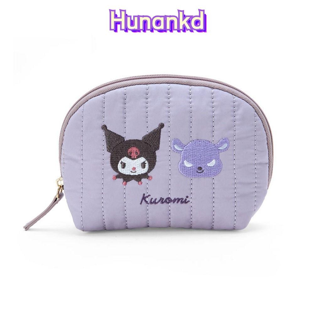 Hunan Sanrio Wallet, กระเป๋าเครื่องสําอาง Kuromi My Melody, Hello Kitty Portable Carry on pissue Makeup Storage Bag Ladies