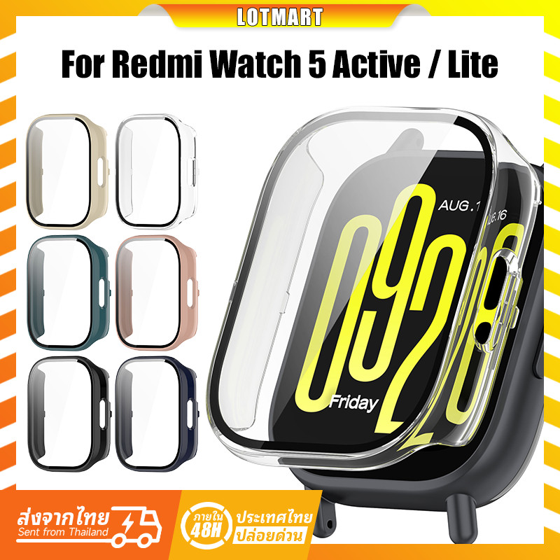 เคสกระจก สําหรับ Redmi Watch5 Active สำรอง case For Redmi watch 5 Lite เคสนาฬิกา Redmi watch5 active