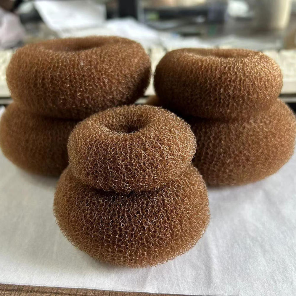 1pc Extra Ring Style Hair Donut Shaper สําหรับเด็ก, วงยืดหยุ่นผม Chignon Bun Maker สําหรับผมสั้นและบาง