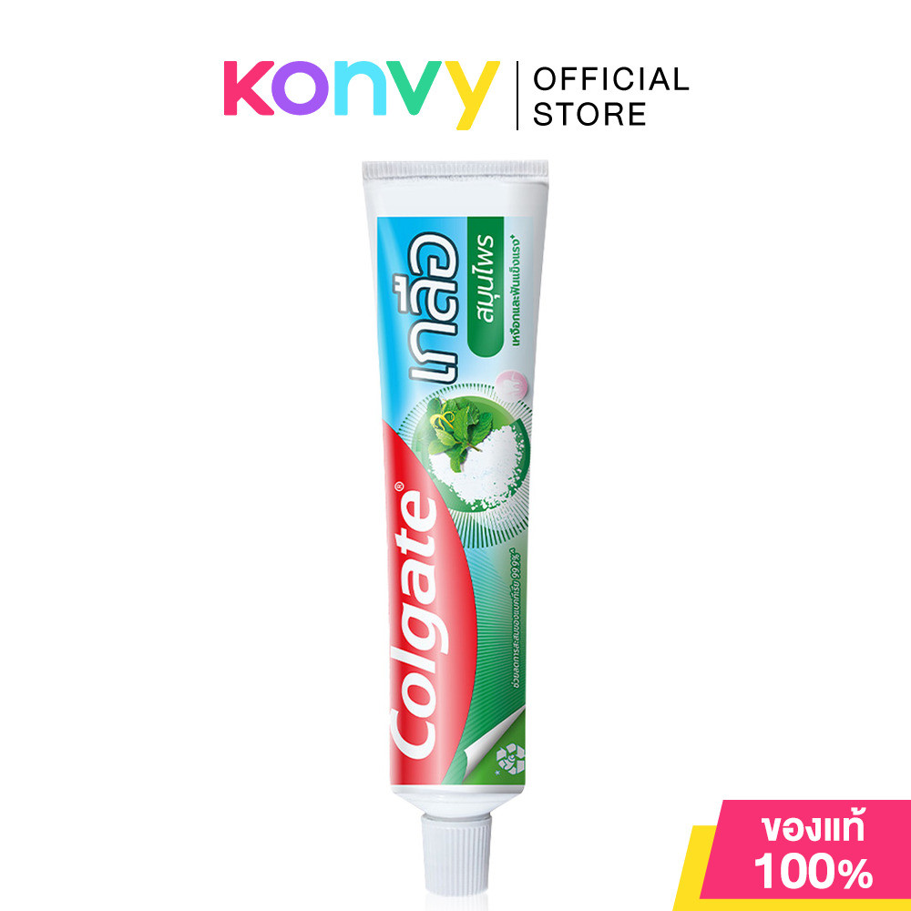 Colgate Salt Herbal 150g คอลเกต ยาสีฟันสูตรเกลือสมุนไพร.