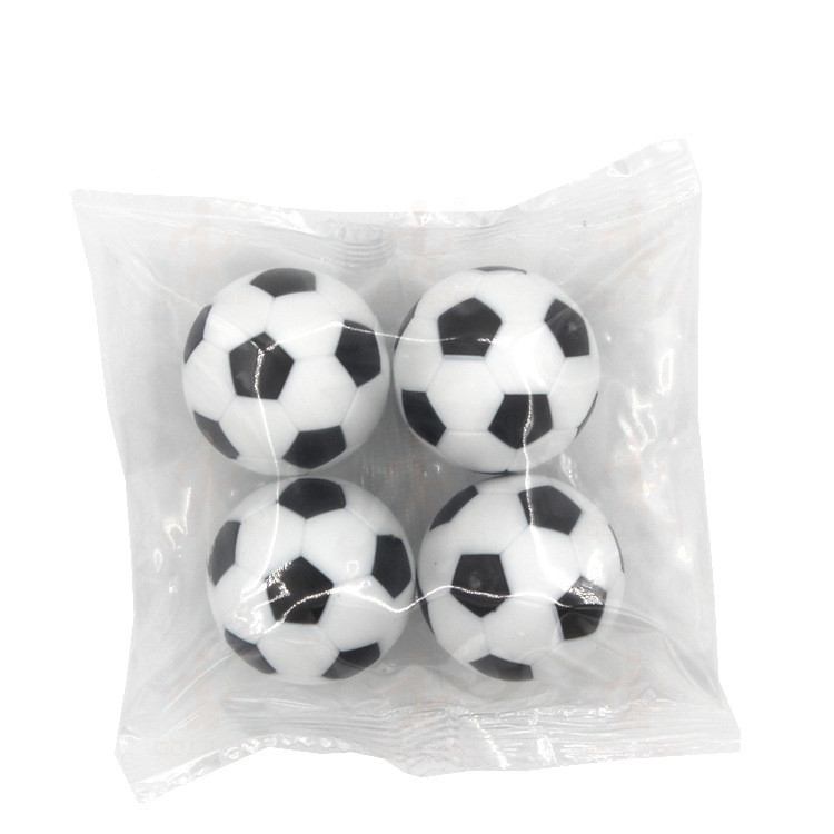 ลูกฟุตบอลขนาดเล็ก 32 มม. สีดำขาว สินค้าคุณภาพ 4 ชิ้น เหมาะสำหรับเด็กและผู้ใหญ่ เล่นสนุก พกพาสะดวก - รูปที่ 4