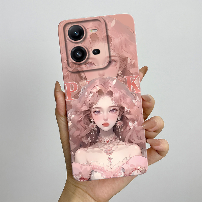 สําหรับvivo V25 5G/vivo V25E 4Gการ์ตูนสไตล์ทาสีครึ่งห่อCoqueสําหรับVivo V 25 5G/vivo V 25E 4Gซิลิโคนนุ่มโทรศัพท์กรณี ราคา ถูกที่สุด ดีลบีเคเค แกลเลอรีภาพที่ 4