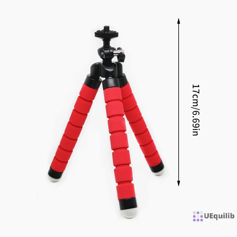 Uequilib ฟองน้ํา Octopus ขาตั้งกล้อง Universal Lazy ที่วางโทรศัพท์มือถือกล้องแบบพกพาขาตั้งกล้อง plus คลิปโทรศัพท์มือถือใหม่