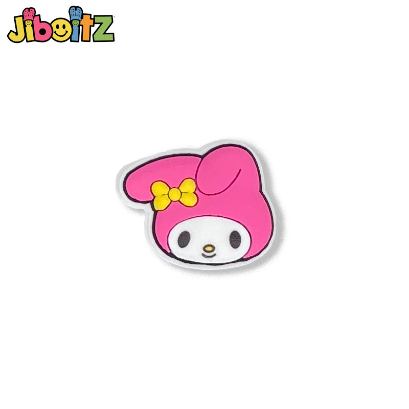 Jibbitz crocs charm รองเท้าหัวเข็มขัดรูอุปกรณ์เสริมรองเท้า Sanrio น่ารัก Kuromi Melody รองเท้าแฟชั่นอุปกรณ์เสริม