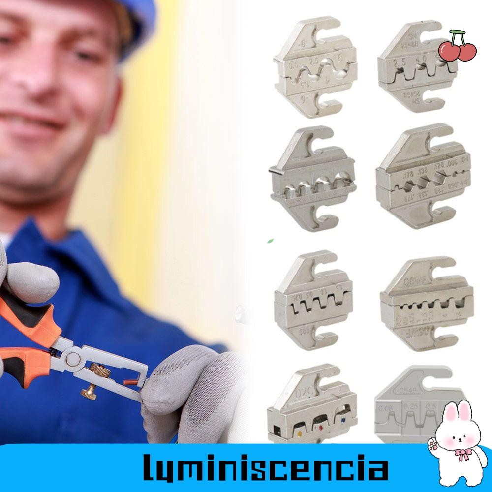 Luminescia Crimping Tool, 4 มม.สล็อตขากรรไกรสําหรับ Crimping Terminals คีม Crimp Jaw,คุณภาพสูงเปลี่ยน Jaws คีมมัลติฟังก์ชั่อุปกรณ์เสริมเครื่องมือ Wire Crimper Jaws
