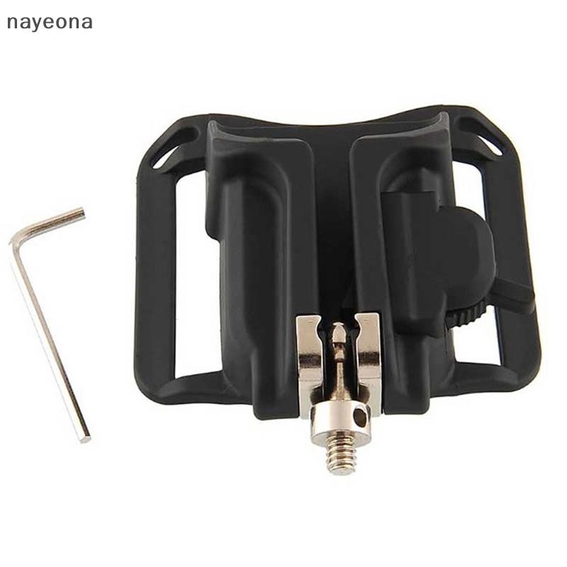 [NAY] กล้อง DSLR เข็มขัดเอวหัวเข็มขัดปุ่มปลดเร็ว Mount Strap Wait Hanger Clip Mount สําหรับกล้อง DSLR Micro กล้อง quick shoot EON