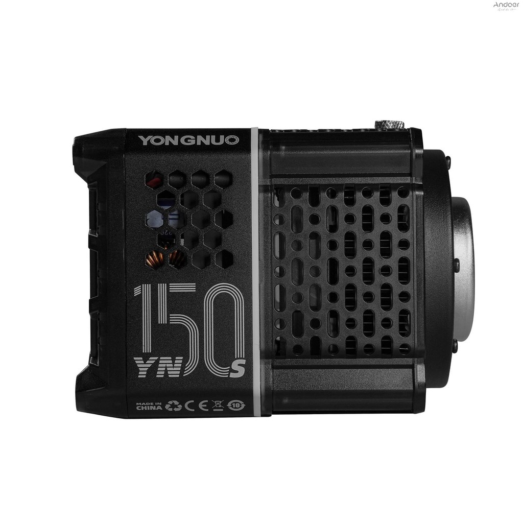 Yongnuo YN150s แบบพกพา 150W ไฟ LED วิดีโอการถ่ายภาพเติมแสง 5600K COB ไฟสตูดิโอ CRI 95 + สําหรับกลางแจ้งในร่มถ่ายทอดสดการบันทึกวิดีโอสินค้าภาพการถ่ายภาพ