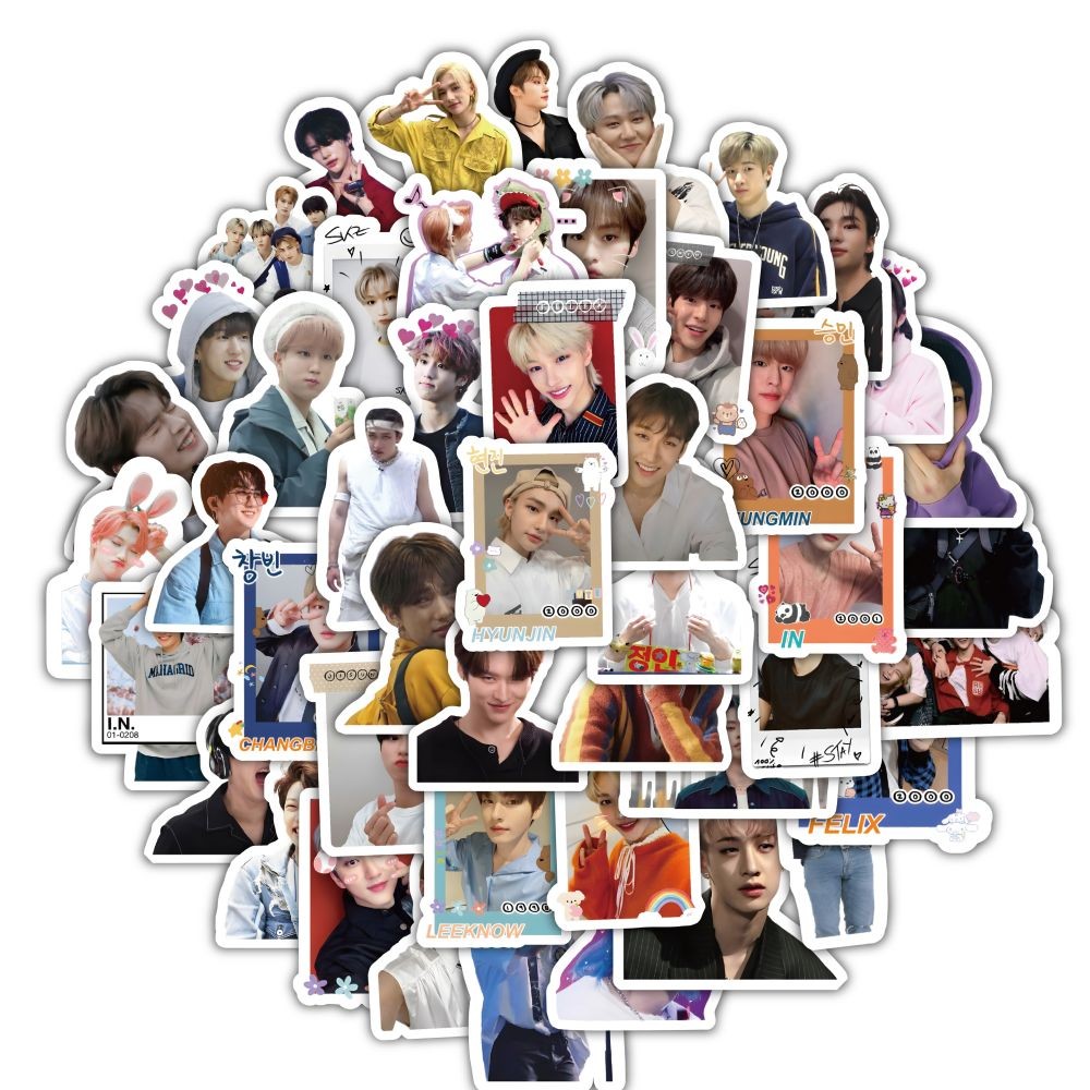 59pcs KPOP Boy Band Stray Kids Graffiti สติกเกอร์สําหรับจักรยานบัญชีมือดินสอ Decals LanLanStickersWorld