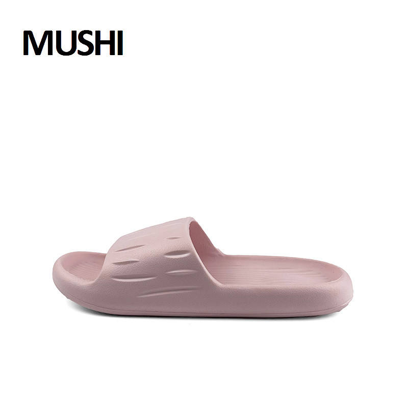 Mushi COD รองเท้าแตะกันลื่นกลางแจ้งในร่มสําหรับผู้หญิงแฟชั่นเรียบง่าย