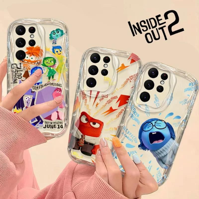 Disney ภายใน 2 Joy Anger สําหรับ OPPO Reno 11 12 A3 Pro 12F 11F A3X A60 A78 A58 A36 A38 A16 A17 เคสโทรศัพท์ซิลิโคนนุ่มกรณีโปร่งใส