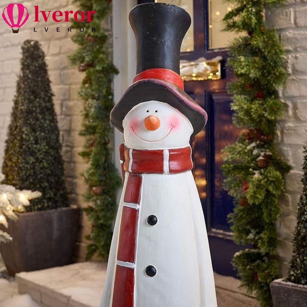 Loror เครื่องประดับซานตาคลอส, ตกแต่งคริสต์มาสน่ารักสร้างสรรค์, ของขวัญ Charm ตุ๊กตาเรซิ่นอุปกรณ์ปาร์ตี้