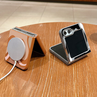 Samsung Z Flip6 ZFlip4 ZFlip5 ZFlip3 ดอกไม้ลายแม่เหล็กดูดเคส…