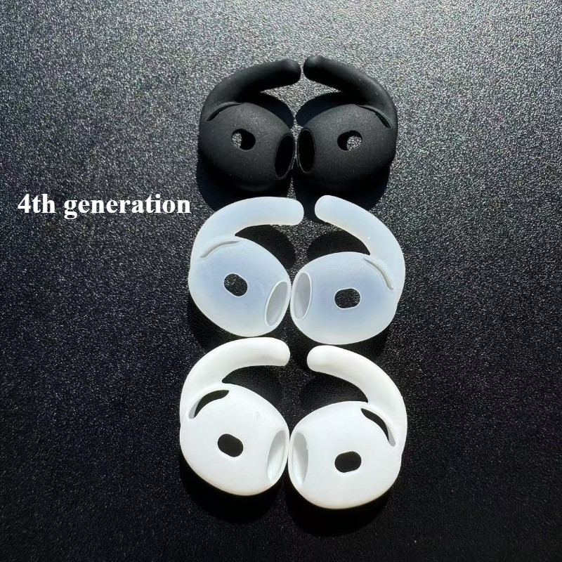3 คู่, Anti-drop หูตะขอเคล็ดลับสําหรับ AirPods ใหม่ 4 และ AirPods Pro 2 Series, Anti Slip ซิลิโคนกีฬา EarTips ครอบคลุมอุปกรณ์เสริมใช้งานร่วมกับ AirPod Pro 3 หูฟัง