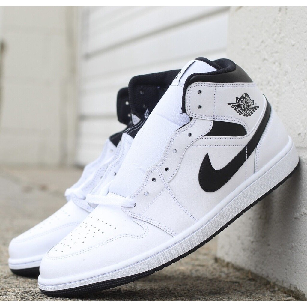 Nike Air Jordan 1 Mid Reverse Panda DQ8426-132 บุรุษใหม่