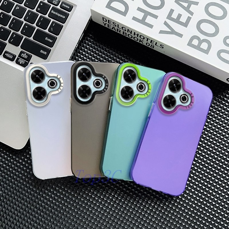 เคส Redmi 13,Minimally Redmi 13 ออกแบบใหม่เคสป้องกันโทรศัพท์ป้องกันการตก CYK