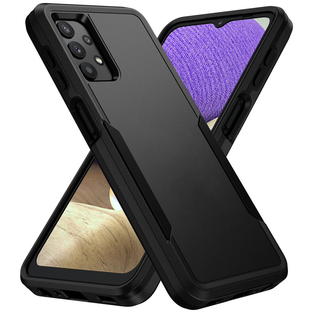 สําหรับ Samsung Galaxy A32 5G, ไม่ใช่สําหรับ 4G, เคสโทรศัพท์สีคู่ Pioneer ใหม่พร้อมฝาครอบป้องกันสองชั้นคุณภาพสูงและฝาครอบป้องกันการตก