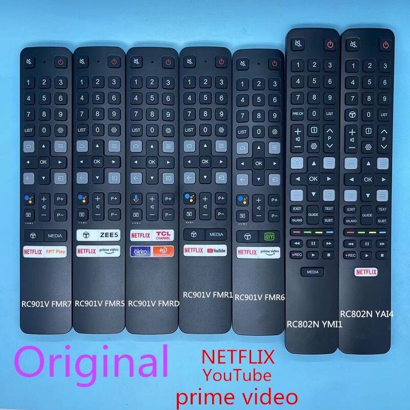 ใหม่บลูทูธเสียงรีโมทคอนโทรล RC901V FMR1 RC901V FMRD FMR6 FMR5F MR7 RC802N YAI4 YMI1 สําหรับ TCL สมาร