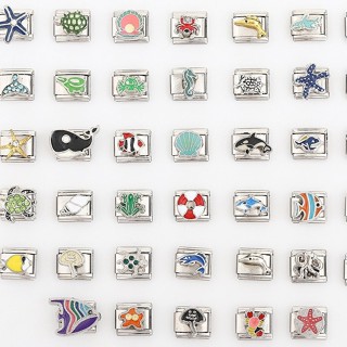 ชุดสร้อยข้อมือแบบแยกส่วนสไตล์อิตาลีใหม่คอลเลกชันทางทะเลรูปร่…