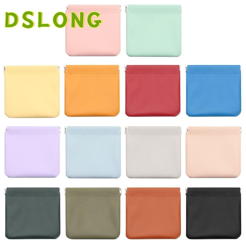 DSLONG กระเป๋าใส่บัตรเครดิต หูฟัง และกระเป๋าสตางค์