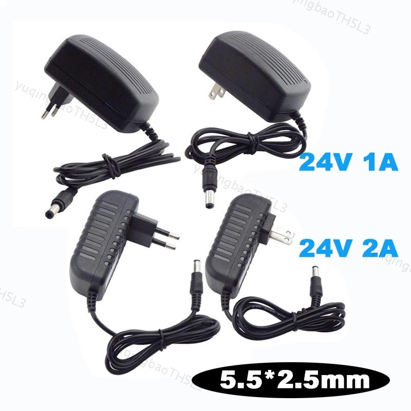 Lighting Transformer Converter AC 100-240V to DC 24V 1A 2A อะแดปเตอร์ Switching Power Supply สําหรับ