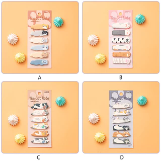180 แผ่นการ์ตูน Cat Note Series สติ๊กเกอร์ดัชนีโรงเรียน Office Classification Index Tag Sticky Notes สติ๊กเกอร์ชุด