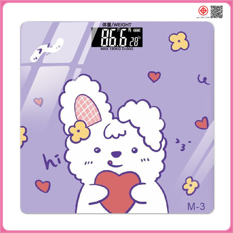 ✨ใหม่✨พร้อมแบตเตอรี่ Electronic weight personal bathroom scale