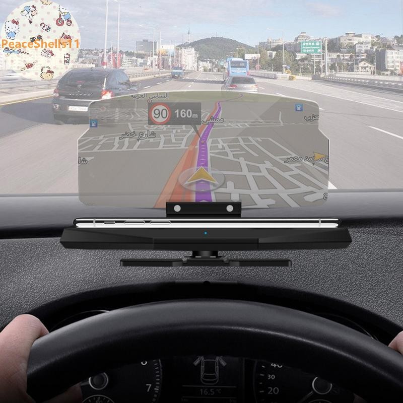 Peaceshells Car HUD Up Navigation Display Phone Holder GPS Projector Mount VN