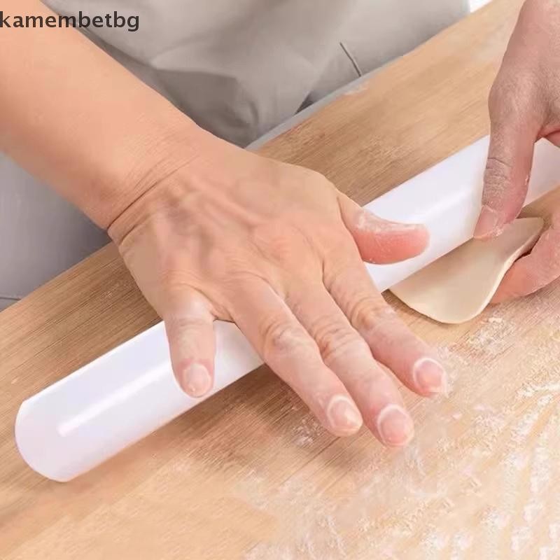 Kamembetbg สีขาว PP Rolling Pin ในครัวเรือนเกรดอาหาร Dumpling พิซซ่า Pastry เครื่องมือ Long Dough Roller นวด Stick อุปกรณ์เบเกอรี่ TH