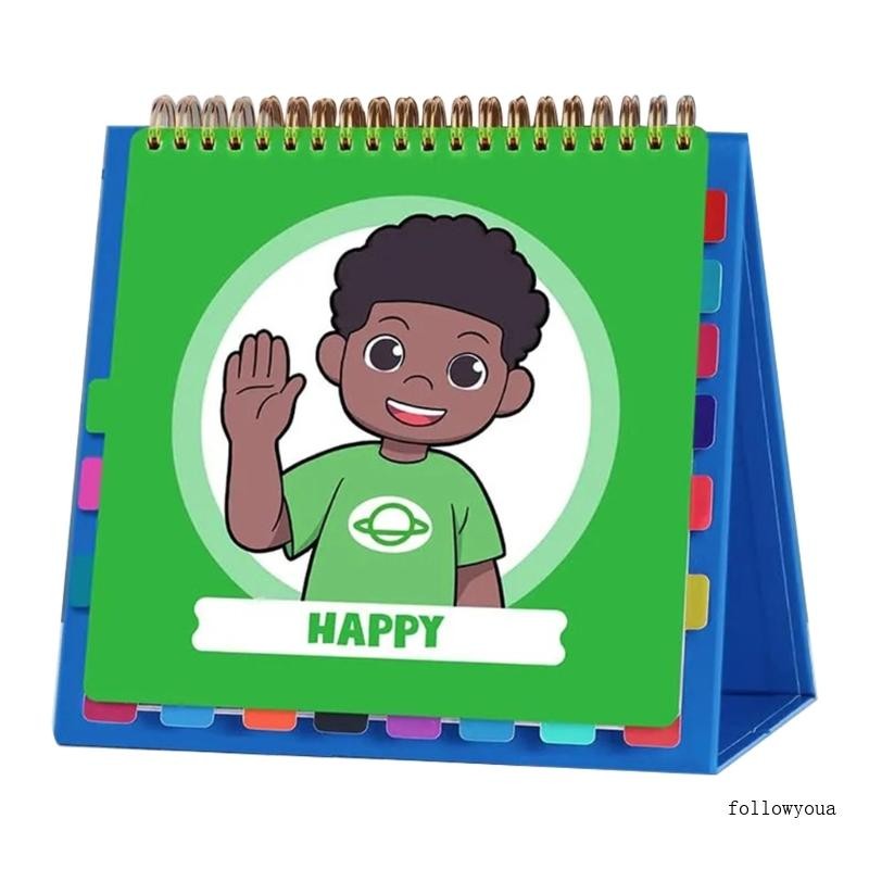 Fol Kids Emotion Flipbook หนังสือความรู้สึกและอารมณ์ หนังสืออารมณ์สังคม