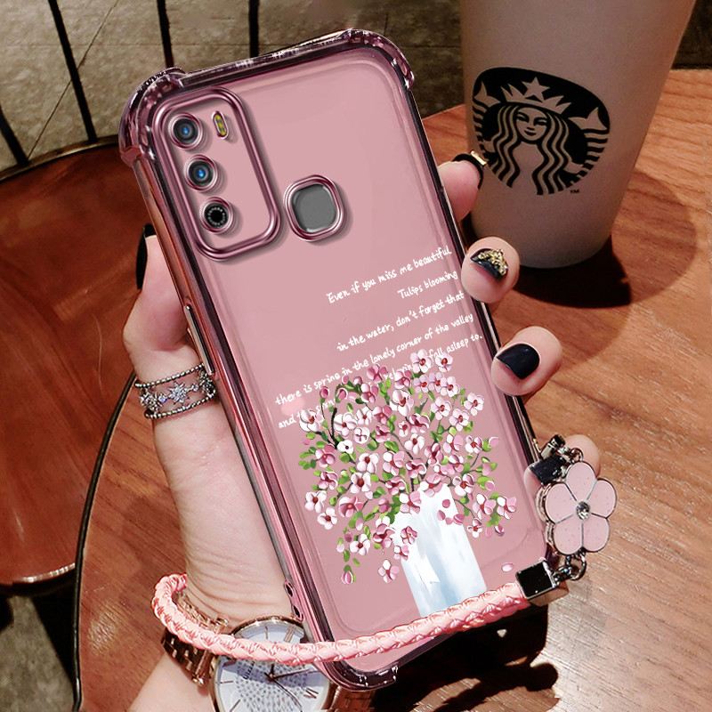 เคส เคสสำหรับโทรศัพท์ Redmi 10 4G เคสโทรศัพท์ ปกป้องสี่มุม ป้องกันการตก โปร่งใส TPU เคสนุ่ม sjfsmpzh - รูปที่ 4