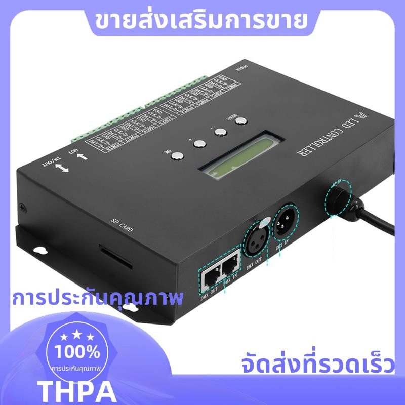Wifi LED Pixel Controller Artnet to SPI รองรับซอฟต์แวร์ LAN Synchronny SD Card DMX512 คอนโซล (H807SA