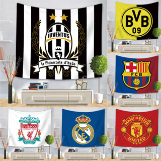 จัดส่งจากไทย] ผ้าปูที่นอนลายโลโก้สโมสรฟุตบอล Agirl ซีรีส์สัญ…