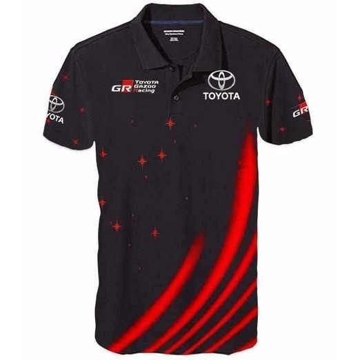 [พร้อมสต็อก] 2024 เสื้อโปโล โตโยต้า พิมพ์ระเหิด - เสื้อโปโล โตโยต้า คุณภาพสูง พิมพ์ความละเอียดสูง