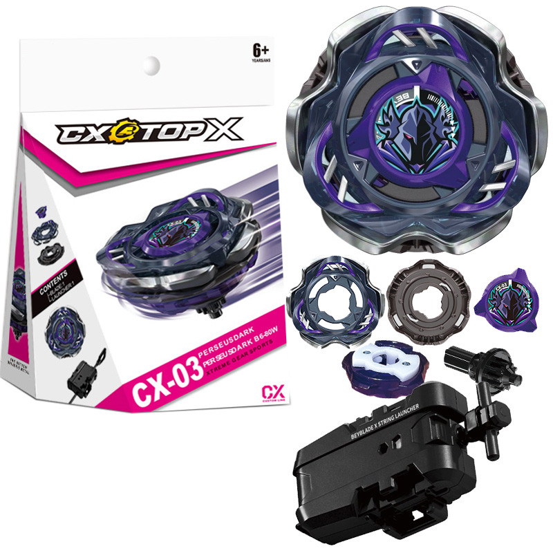 เบย์เบลด x Bey X CX-03 Perseus Dark Bey Xtreme พร้อม Launcher Led Grip ชุดสําหรับ Bey Burst ของเล่นเด็กสําหรับเด็กของขวัญวันเกิด - รูปที่ 4