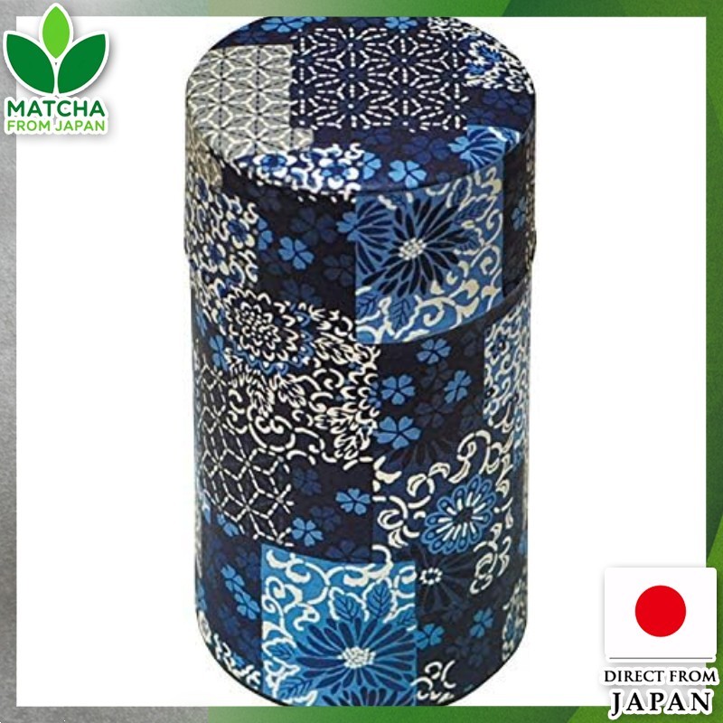 Yamako Tea Canister Pok-Kan Aiichimatsu L 7.5 x 14.2 x 7.5 ซม. 79193【Direct from Japan】
