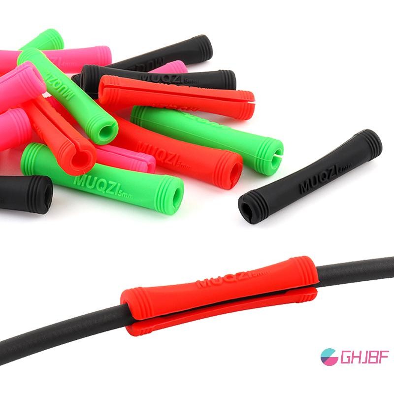 Ghjbf] จักรยานกรอบอุปกรณ์ต่อพ่วง Mountain Bike Cable Protector Line Sleeve Anti Scratch Shift Original เบรคขี่จักรยานอุปกรณ์เสริม วท.นคอเต่าห