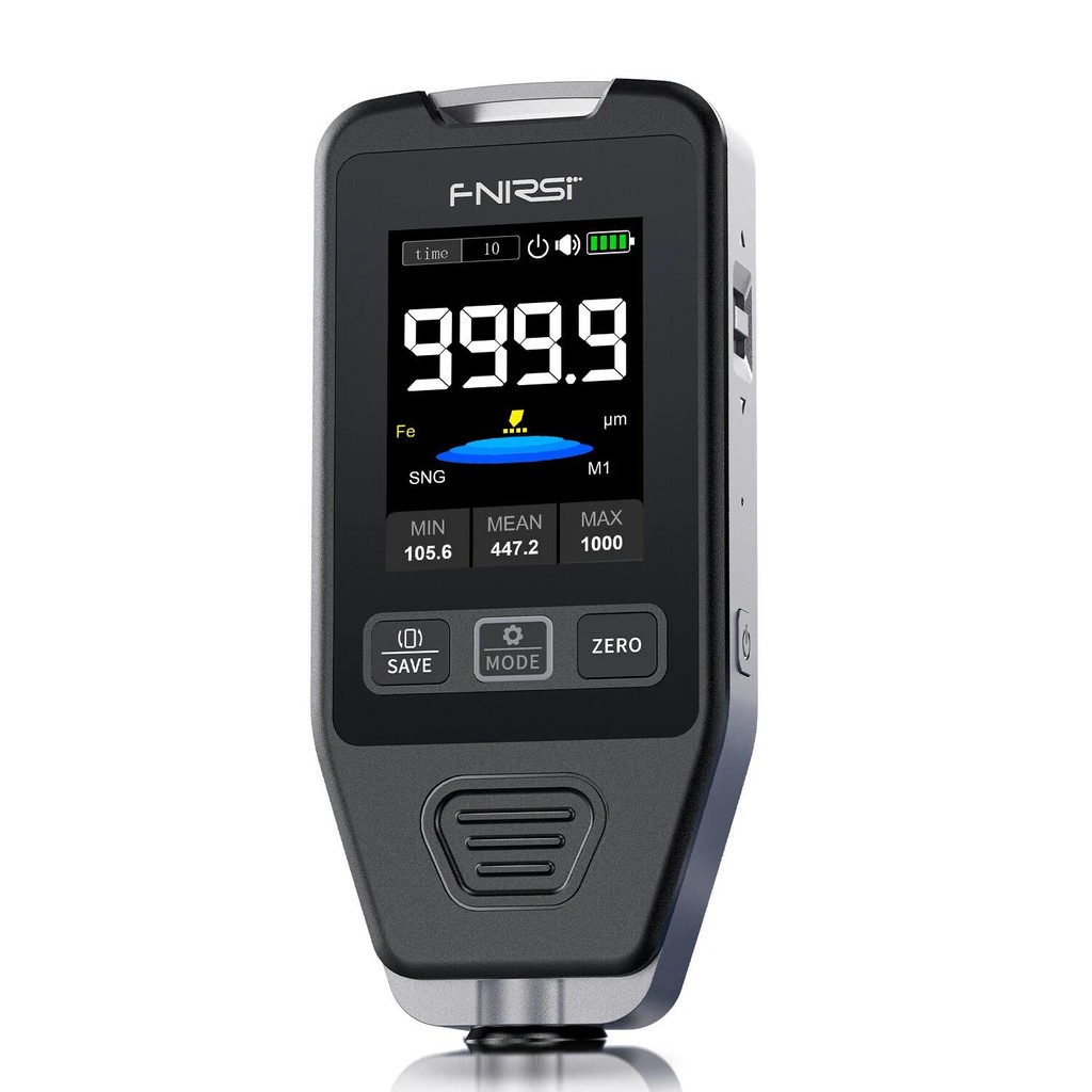 FNIRSI CTG-20 รถสีเครื่องวัดความหนา Electroplate โลหะและผงฉาบเคลือบเครื่องวัดความหนาสําหรับรถยนต์ 0-