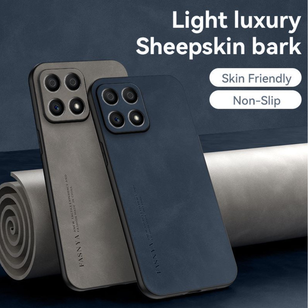 Honor X5b Plus GFY-LX2 x5bplus GFY-LX2P Casing หนังแกะระดับไฮเอนด์ ทําจากเปลือกแข็งที่เป็นมิตรต่อผิว