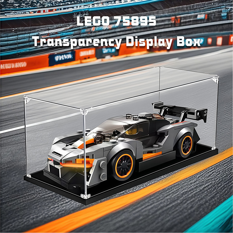 กล่องแสดงอะคริลิค ระหว่างผู้ปกครอง กล่องเก็บเคสใสสําหรับ 75895 ความเร็ว รถแข่งเฟอร์รารี