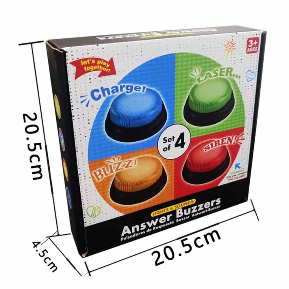 Buzzer Button Family Interactive Game Quiz Light Buzzer Button Buzzer