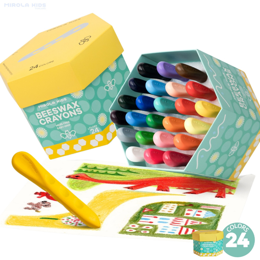 Jarmelo (Joan Miro) - สีเทียนเด็กปลอดสารพิษ Bees Wax Crayon - รูปที่ 7